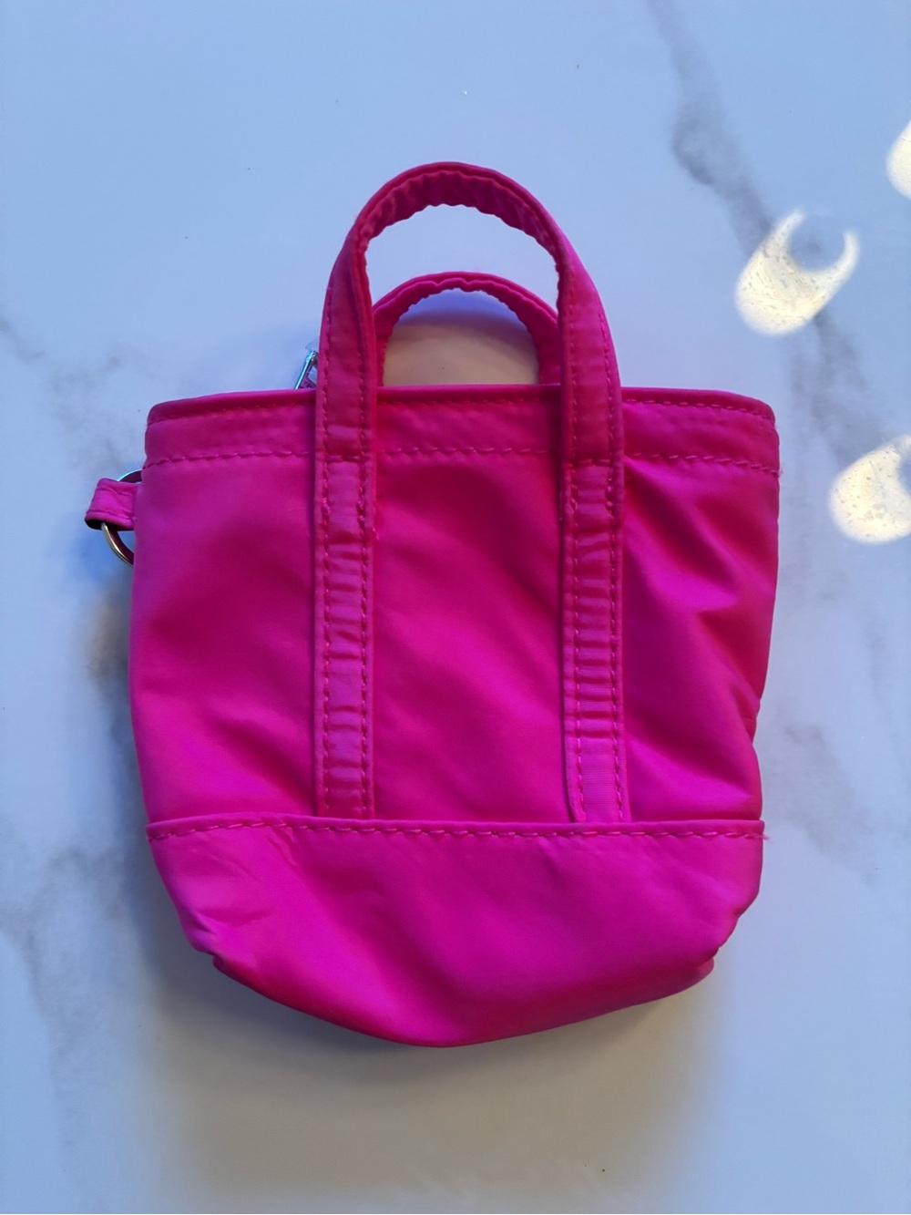 Hot Pink Mini Tote Bag Charm